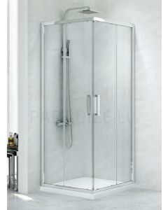 New Trendy shower enclosure K-0492 tempered glass NEW PRAKTIC 90x100x195