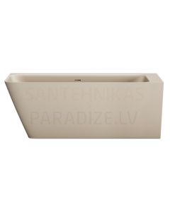 PAA SILKSTONE vanna QUADRO CORNER A 1600x750x600 (matēts Caffelatte)