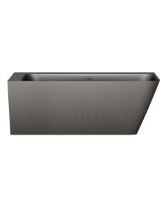 PAA vanna QUADRO CORNER D 1600x750x600 (grafīts)