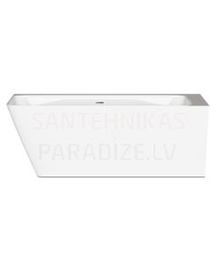 PAA akmens masas vanna QUADRO CORNER A 1600x750x600 (glancēts Alpine balts)