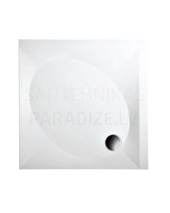 PAA ART KV  80 akmens masas dušas paliktnis ar paneli 800x800