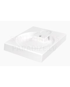 PAA stone mass sink with brackets CLARO GRANDE 750x600