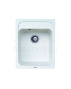 PLATINUM Granite sink Germece 4050 KORRADO snow white