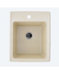 PLATINUM Granite sink Platinum RUBI 40x50 sand