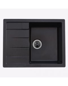 PLATINUM Granīta izlietne LOTOS 6550 melna