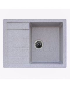 PLATINUM Granīta izlietne LOTOS 6550 pelēka