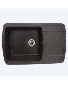 PLATINUM Granite sink ROMA 7749 chocolate