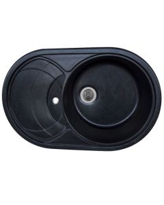 PLATINUM Granite sink LIRA 7750 black