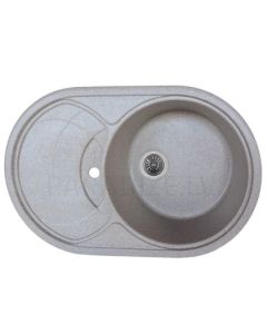 PLATINUM Granite sink LIRA 7750 gray