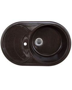 PLATINUM Granite sink LIRA 7750 chocolate