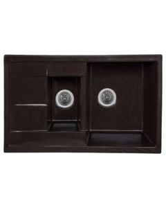 PLATINUM Granite sink KESSAN 7850W chocolate