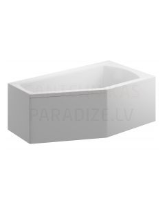 POLIMAT acrylic asymmetric bathtub SELENA 160x90 (right/left)