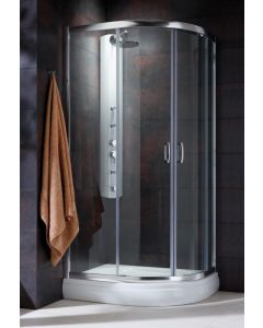 RADAWAY shower enclosure PREMIUM PLUS E 190x120x90 Chrome + Sateen glass