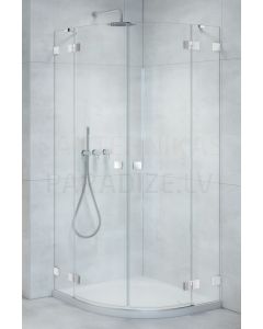 RADAWAY dušas kabīne ESSENZA PRO PDD 200x 80x 80 Chrome + caurspīdīgs stikls