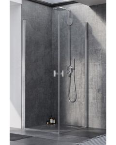 RADAWAY dušas kabīne NES KDD I 200x 80x 80 Chrome + caurspīdīgs stikls