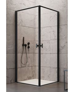 RADAWAY dušas kabīne NES BLACK KDD I 200x 80x 80 Melns + Frame