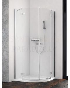 RADAWAY dušas kabīne ESSENZA NEW PDD 200x 80x 80 Chrome + caurspīdīgs stikls