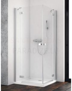 RADAWAY dušas kabīne ESSENZA NEW KDD 200x 80x 80 Chrome + caurspīdīgs stikls