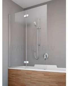 RADAWAY vannas siena FUENTA NEW PND 150x120 Chrome + caurspīdīgs stikls (labā)