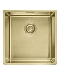FRANKE stainless steel kitchen sink MYTHOS Masterpeace golden tone 44x45 cm