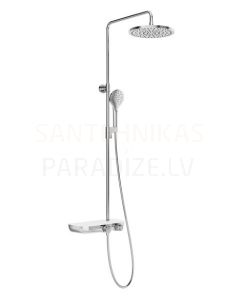 Ravak shower system with thermostatic faucet TE 094.01 chrome/white