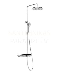 Ravak shower system with thermostatic faucet TE 094.02 chrome/black