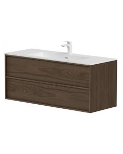 KAME sink cabinet HOME 120 (Brown oak)