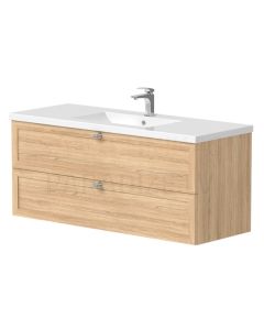 KAME sink cabinet RUSTIC 120 (Bleached oak)