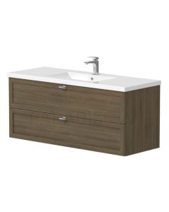 KAME sink cabinet RUSTIC 120 (Smoked oak)