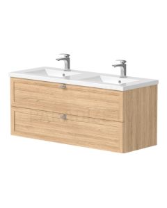 KAME sink cabinet RUSTIC 120 (Bleached oak)