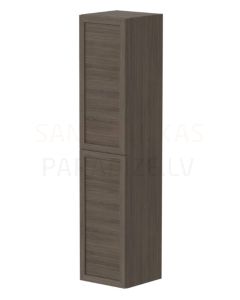 KAME RUSTIC боковой-высокий шкафчик (Smoked oak) 1600x350x350 мм