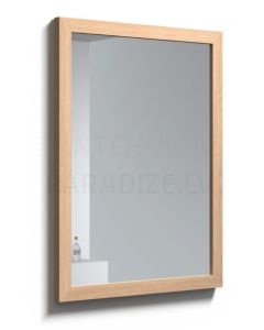 KAME mirror RUSTIC (Bleached oak) 600x800 mm