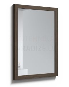 KAME mirror RUSTIC (Smoked oak) 600x800 mm