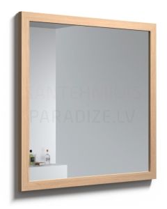KAME mirror RUSTIC (Bleached oak) 800x800 mm