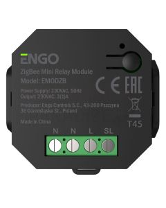 ENGO Zigbee releja modulis ar signāla atkārtotāja funkciju 230V EMODZB