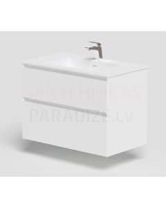 KAME izlietnes skapītis LOFT  80 (matēti balta)