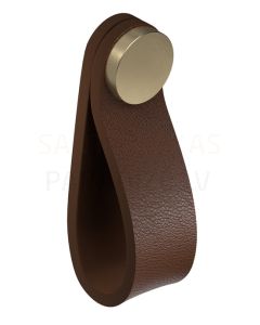 KAME H13 handle (brown + brass)