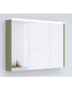 KAME mirror cabinet LOFT 100 with LED (Savannah green) 700x1000 mm