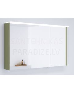 KAME spoguļskapītis LOFT 120 ar LED (Savannah zaļa) 700x1200 mm