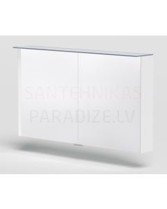 KAME mirror cabinet LOFT 120 with LED (matte white) 700x1200 mm