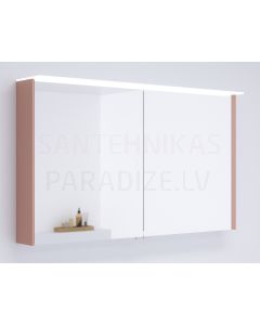 KAME spoguļskapītis LOFT 120 ar LED (rozā) 700x1200 mm