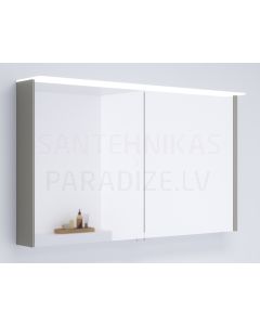 KAME mirror cabinet LOFT 120 with LED (gray stone) 700x1200 mm
