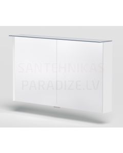 KAME mirror cabinet NATURA COLOR 120 with LED (matte white) 700x1200 mm