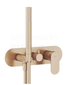 Ravak built-in shower/bath faucet with shower set Eleganta EL 065.60RGB.O2.RB07D.+S