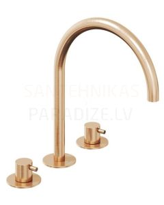 Ravak 3 part sink faucet Espirit ES 018.60RGB (Rose Gold Brushed)
