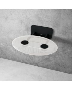 Ravak shower seat OVO-P II-CLEAR/BLACK