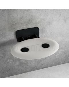 Ravak shower seat OVO-P II-OPAL/BLACK