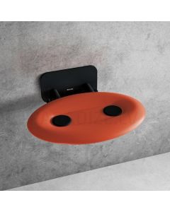 Ravak shower seat OVO-P II-ORANGE/BLACK