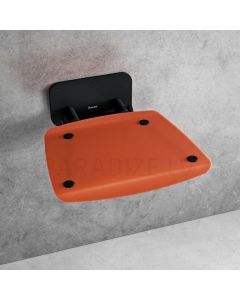 Ravak shower seat OVO-B II-ORANGE/BLACK