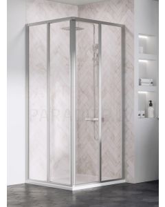 Ravak shower enclosure Supernova SRV2 100 S H=195 satin + glass Grape